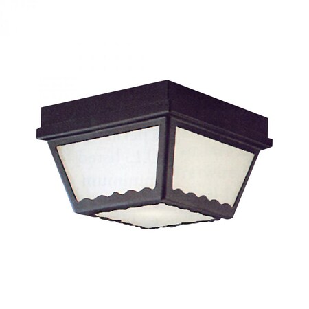 Thomas Essentials 2-Light Ceiling Lamp in Black SL7597